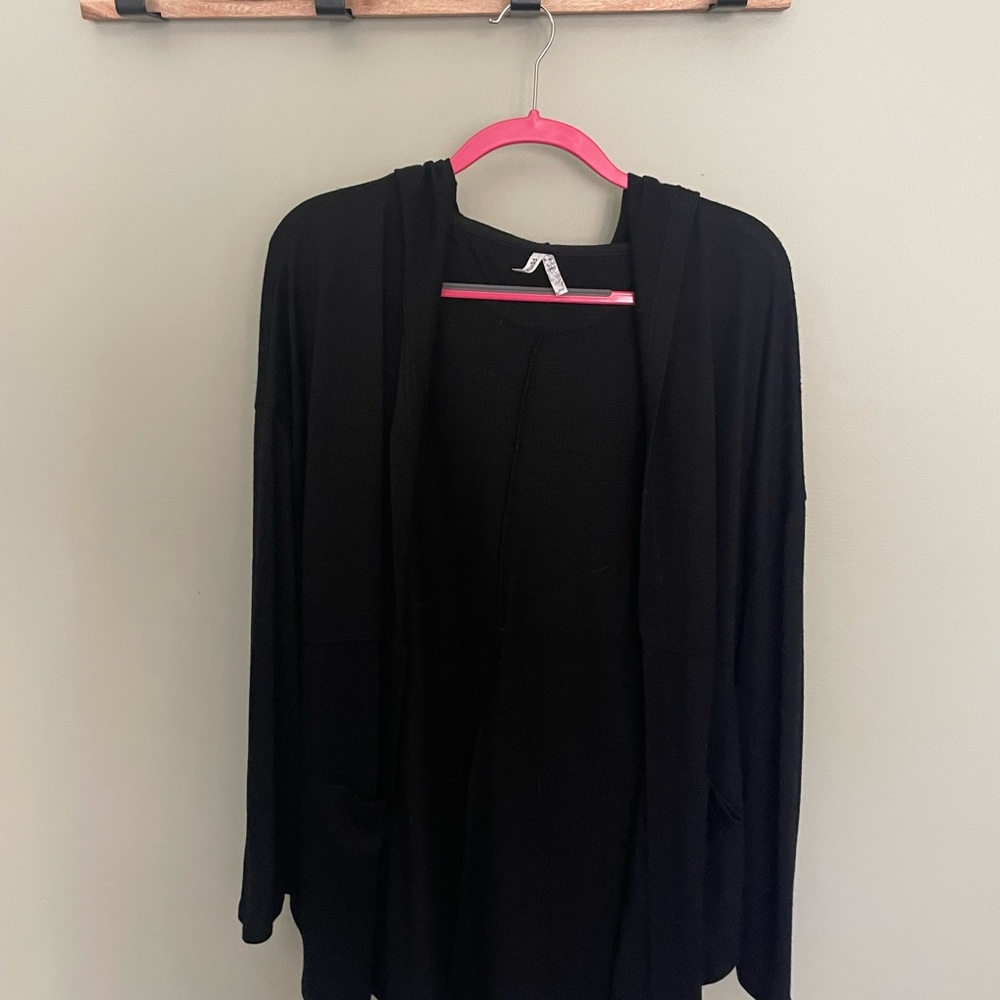 Black cardigan